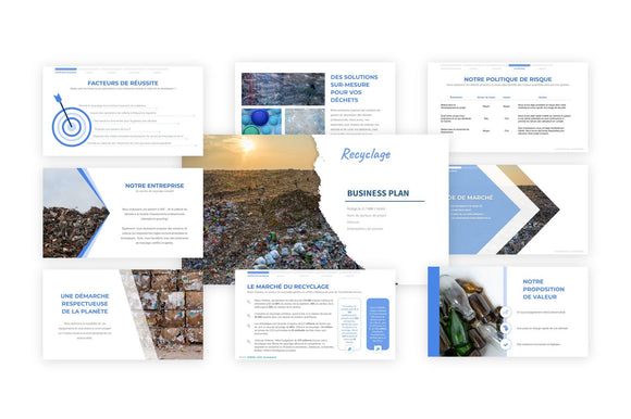 Réussir le business plan d'une entreprise de recyclage