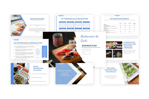 Quel est le coefficient multiplicateur pour un restaurant de sushis ?