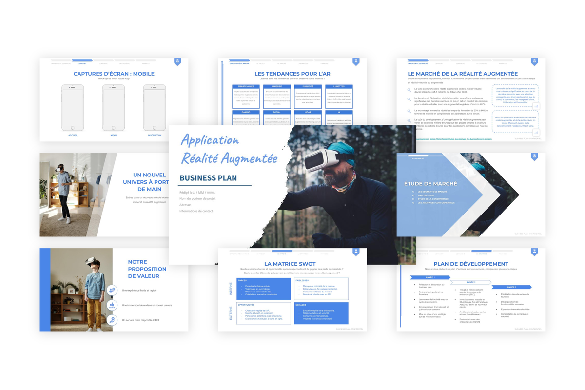 Business plan Application Réalité Augmentée