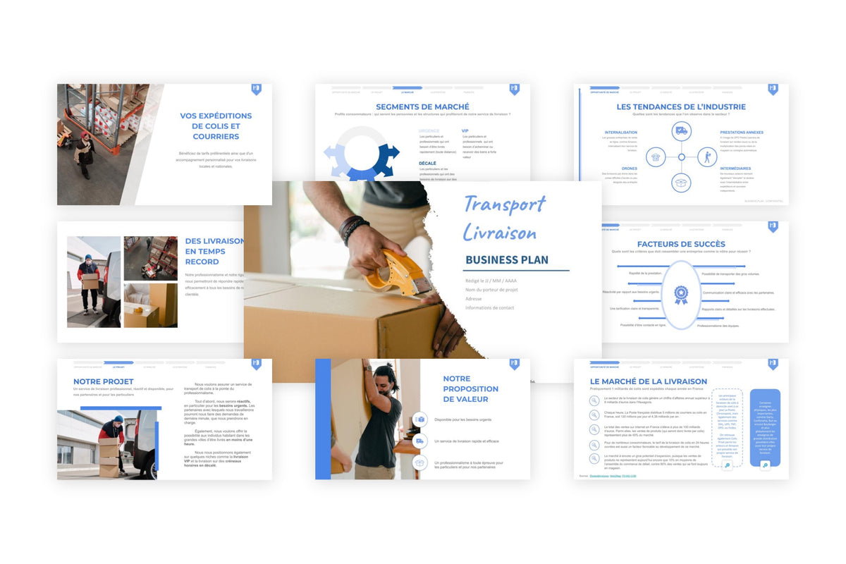 Business plan Livraison de Colis