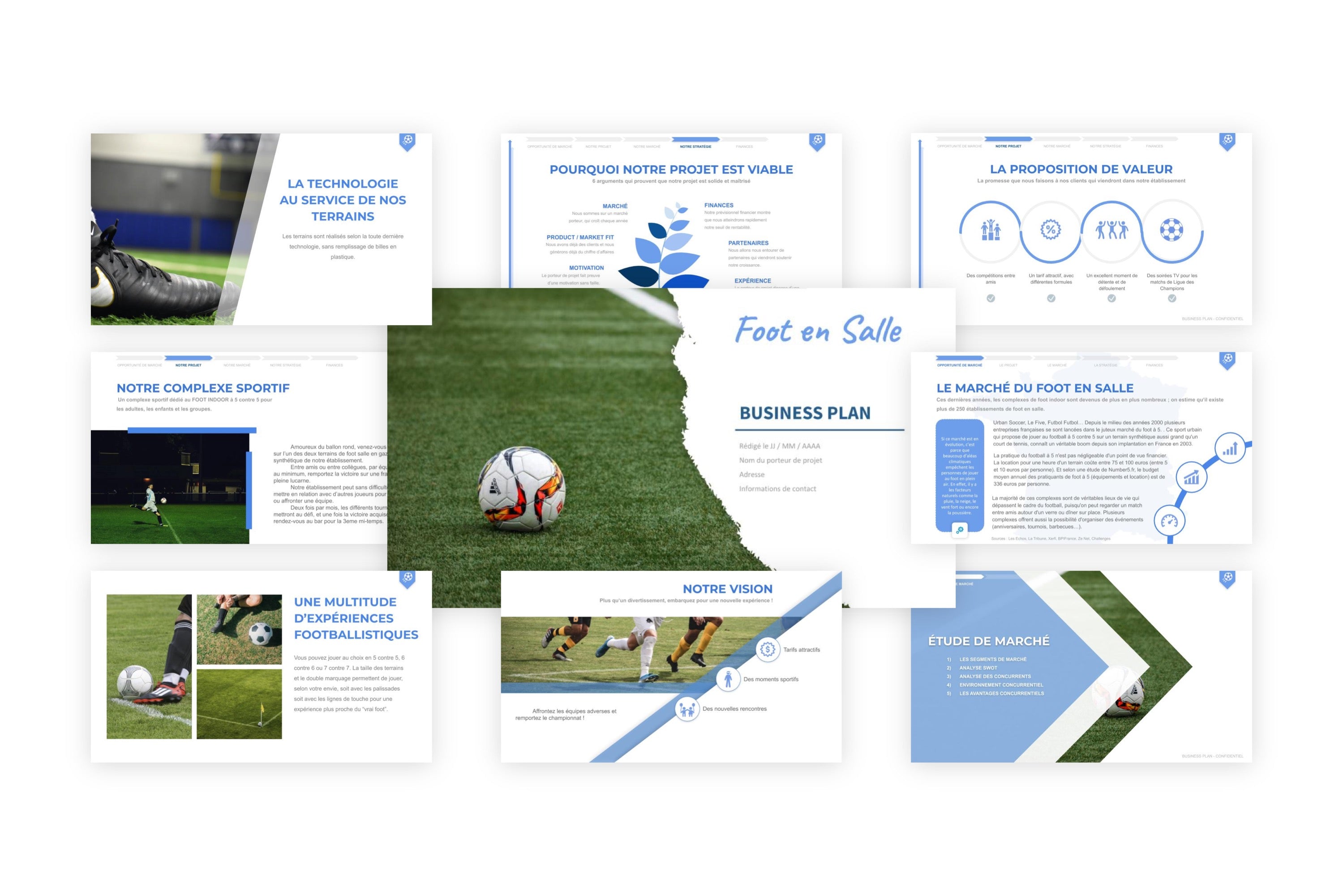 Foot en Salle / Futsal Business Plan modele