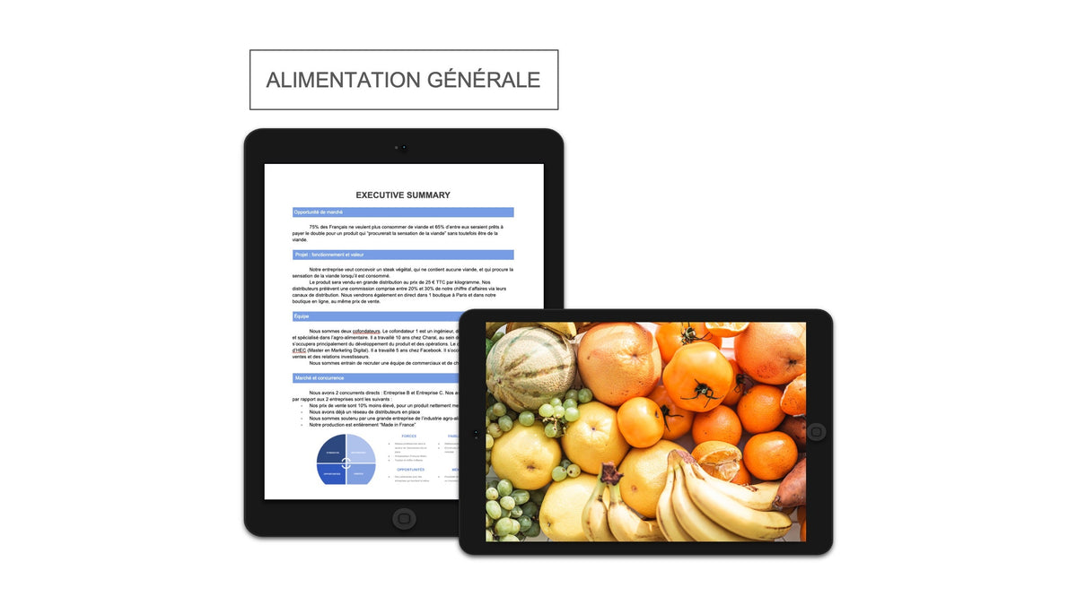 Executive summary Alimentation Générale (Supérette)
