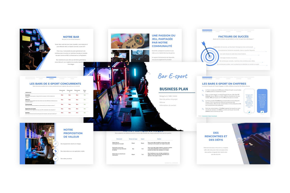 Business plan Bar E-Sport