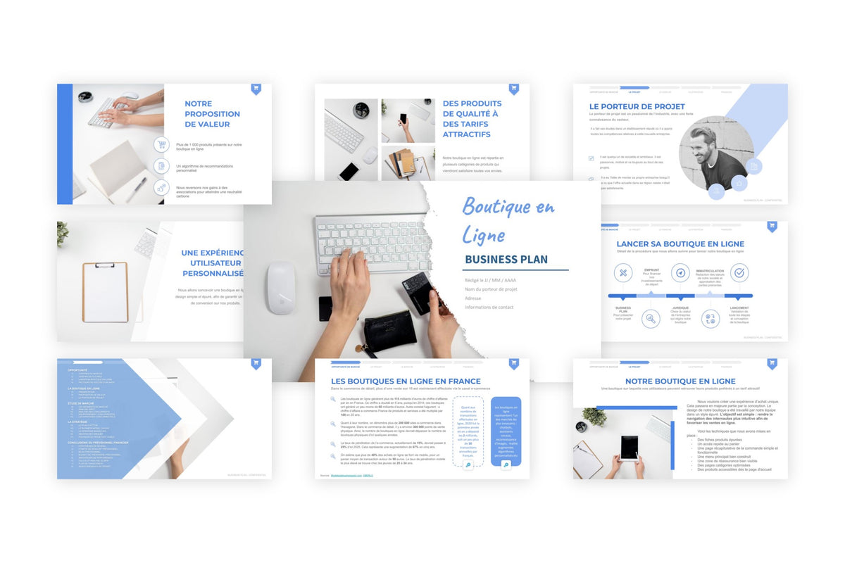 Business plan Boutique en Ligne