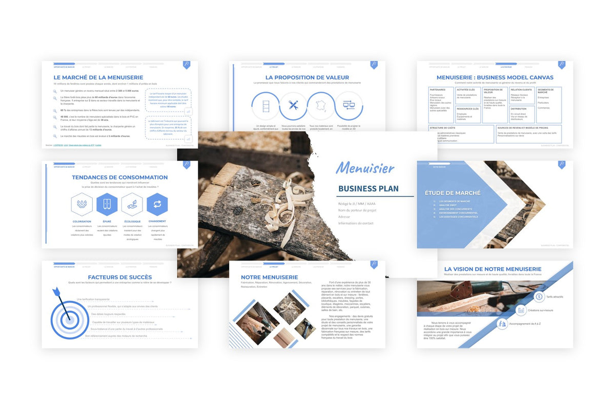Business plan Menuiserie