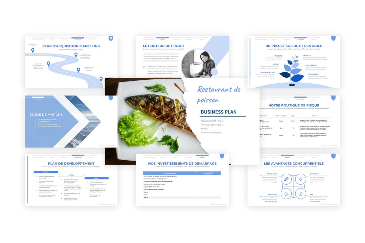 Business plan Restaurant Poisson