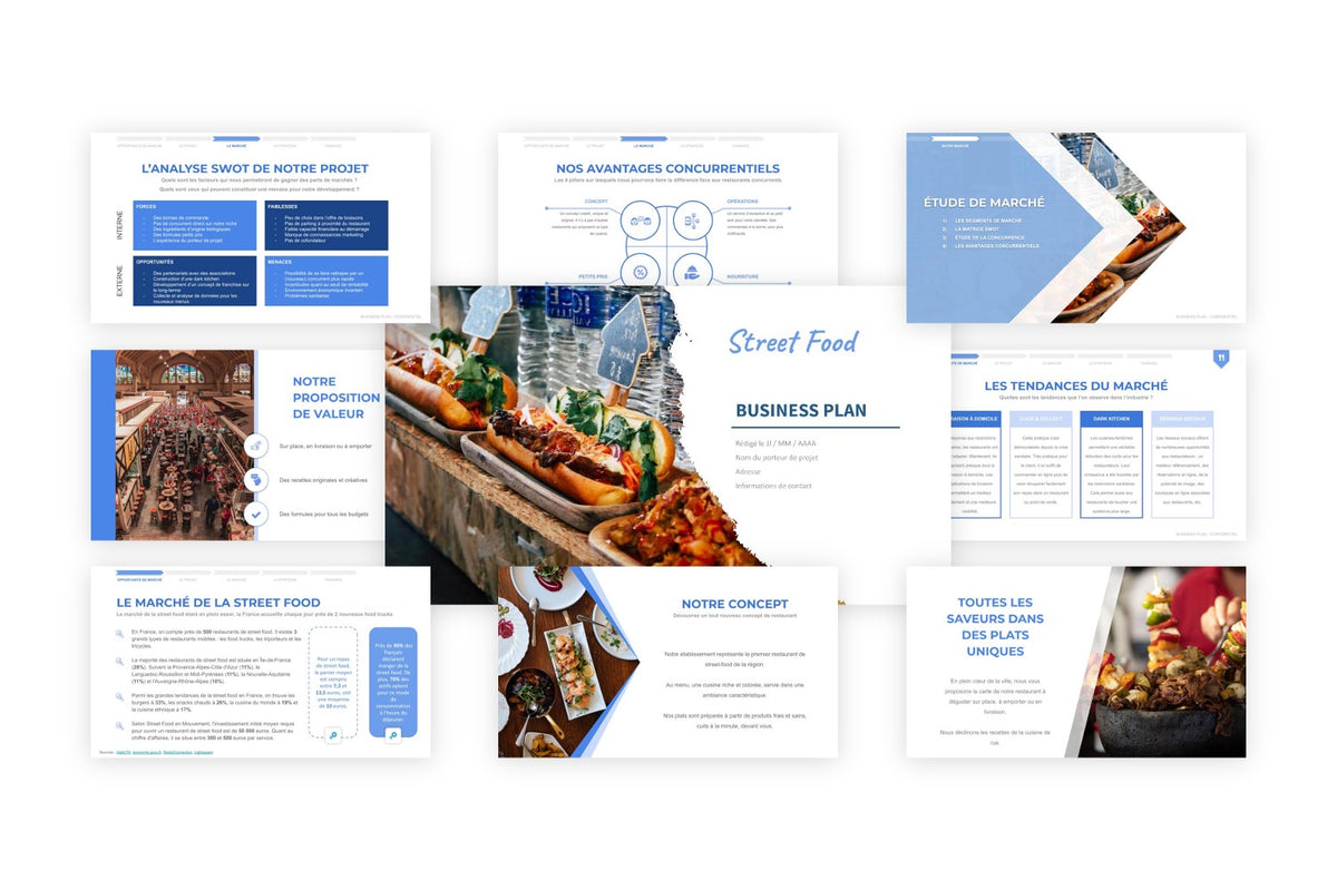 Business plan Restaurant Street Food