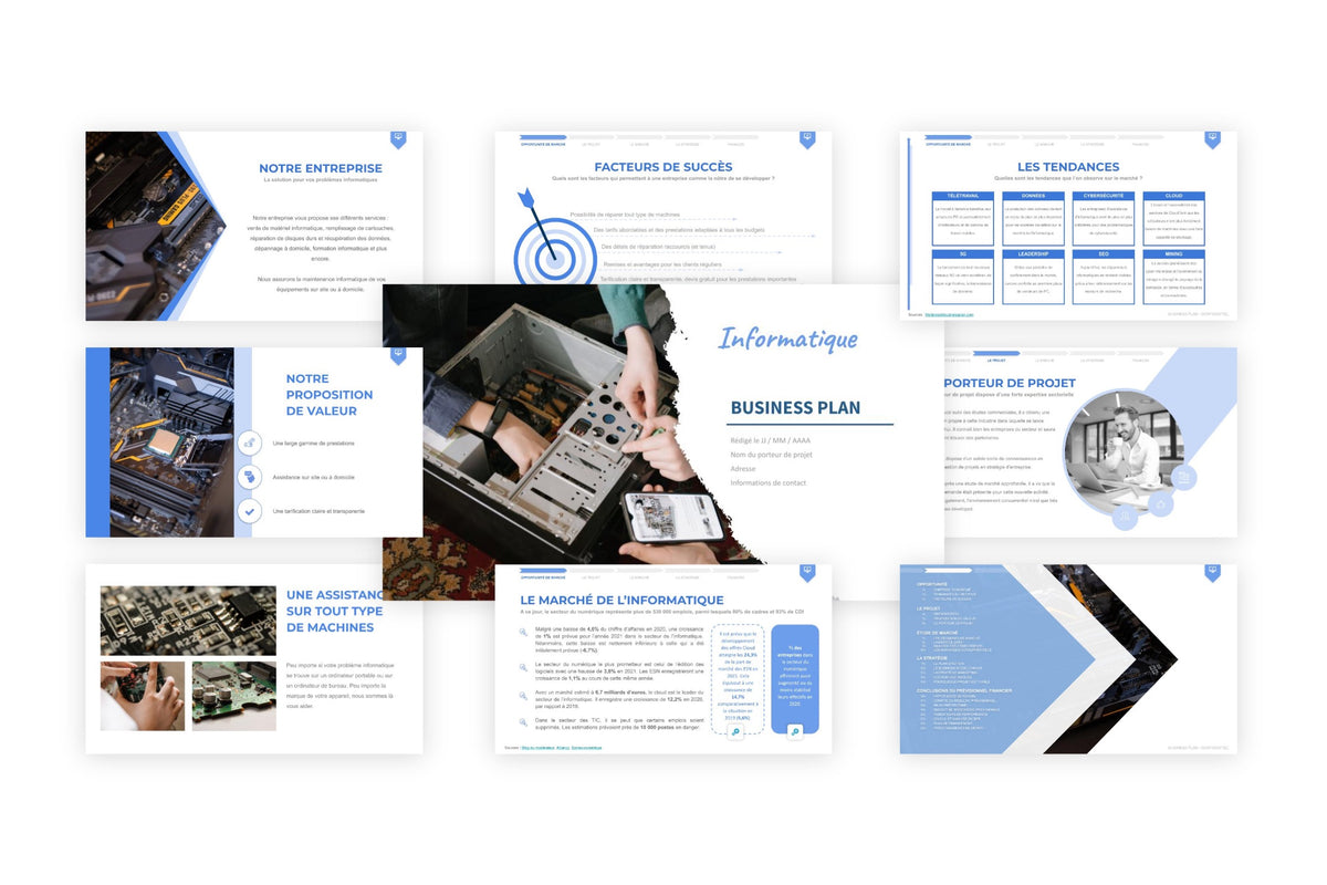 Business plan Informatique