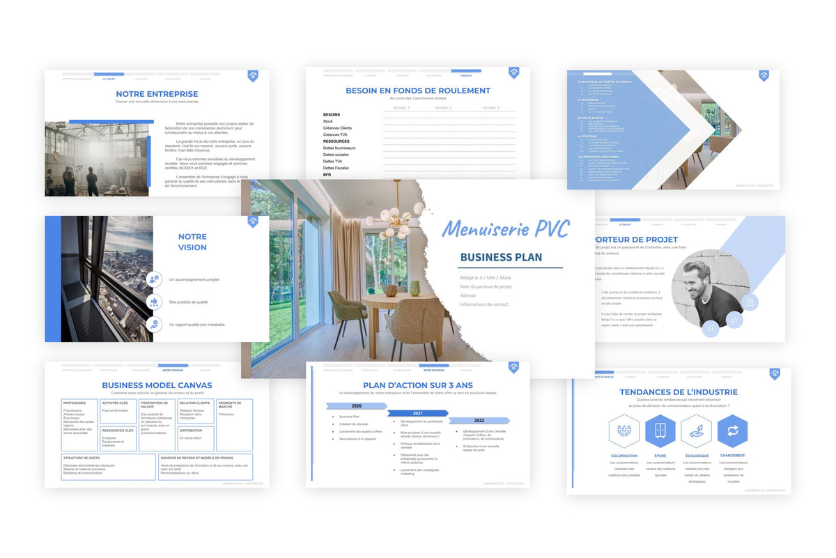 Business plan Menuiserie PVC