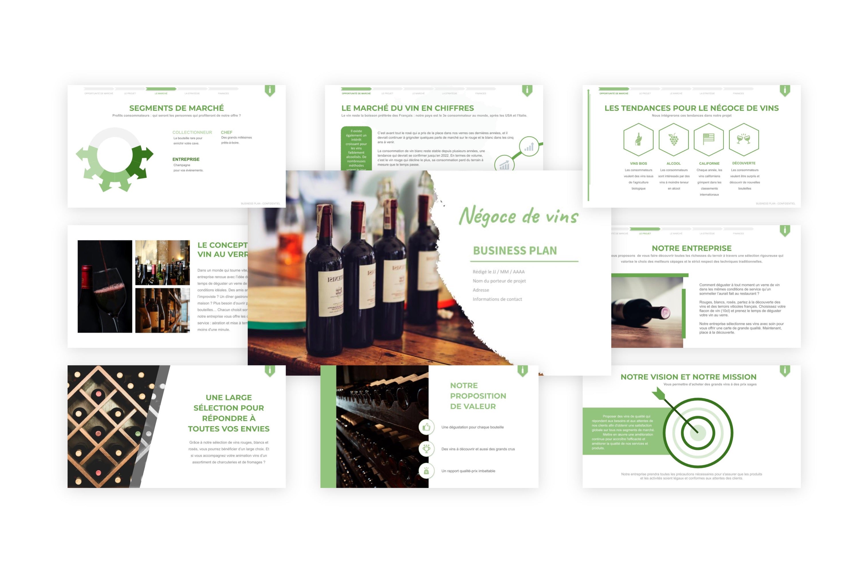Négoce de vins / Cave à Vin Business Plan modele