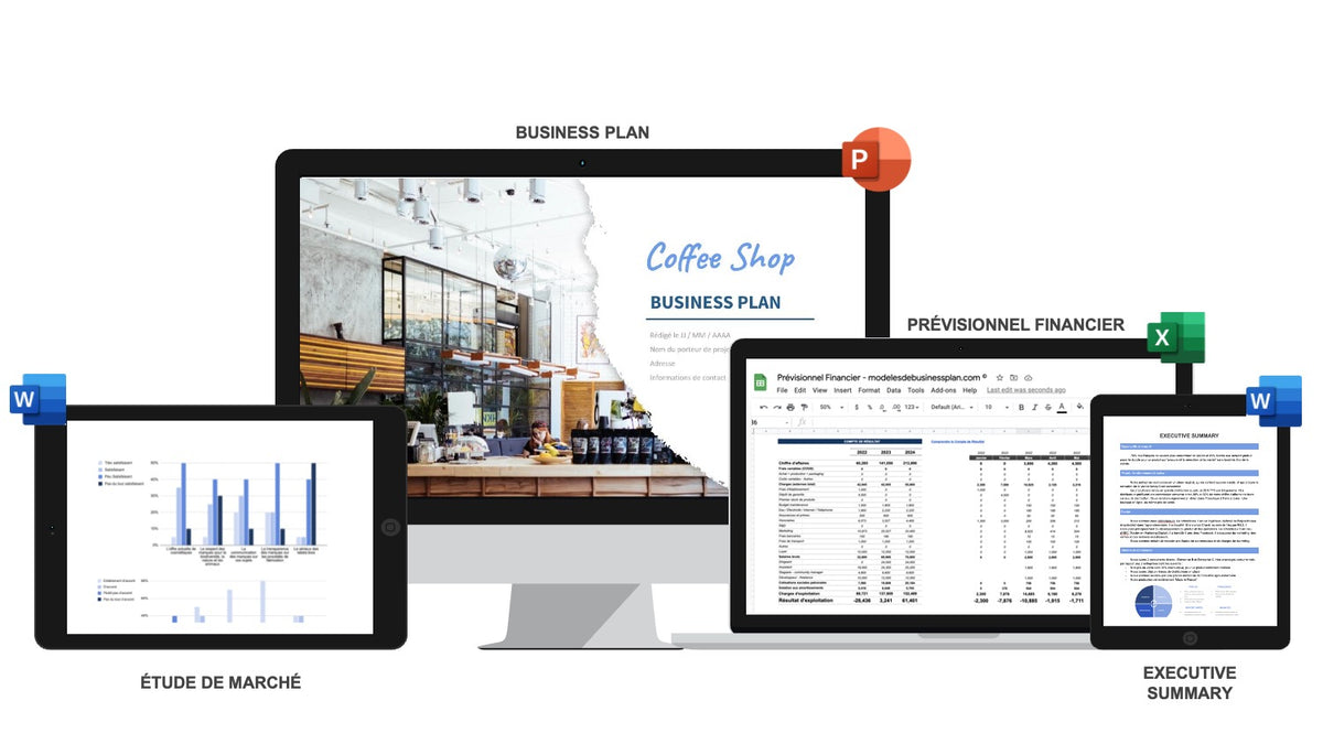 Pack complet Coffee Shop
