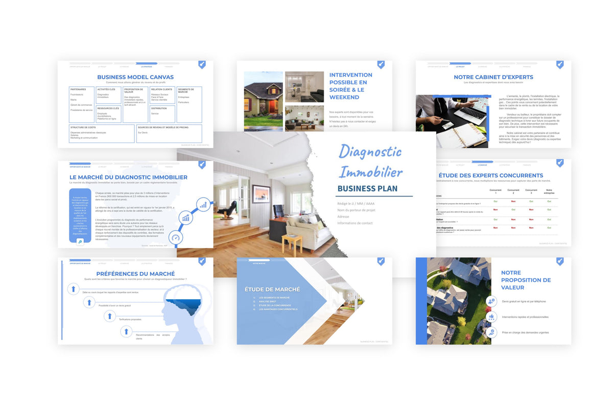 Business plan Diagnostic Immobilier