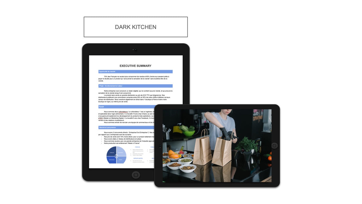 Executive summary Restaurant Virtuel (Dark Kitchen)