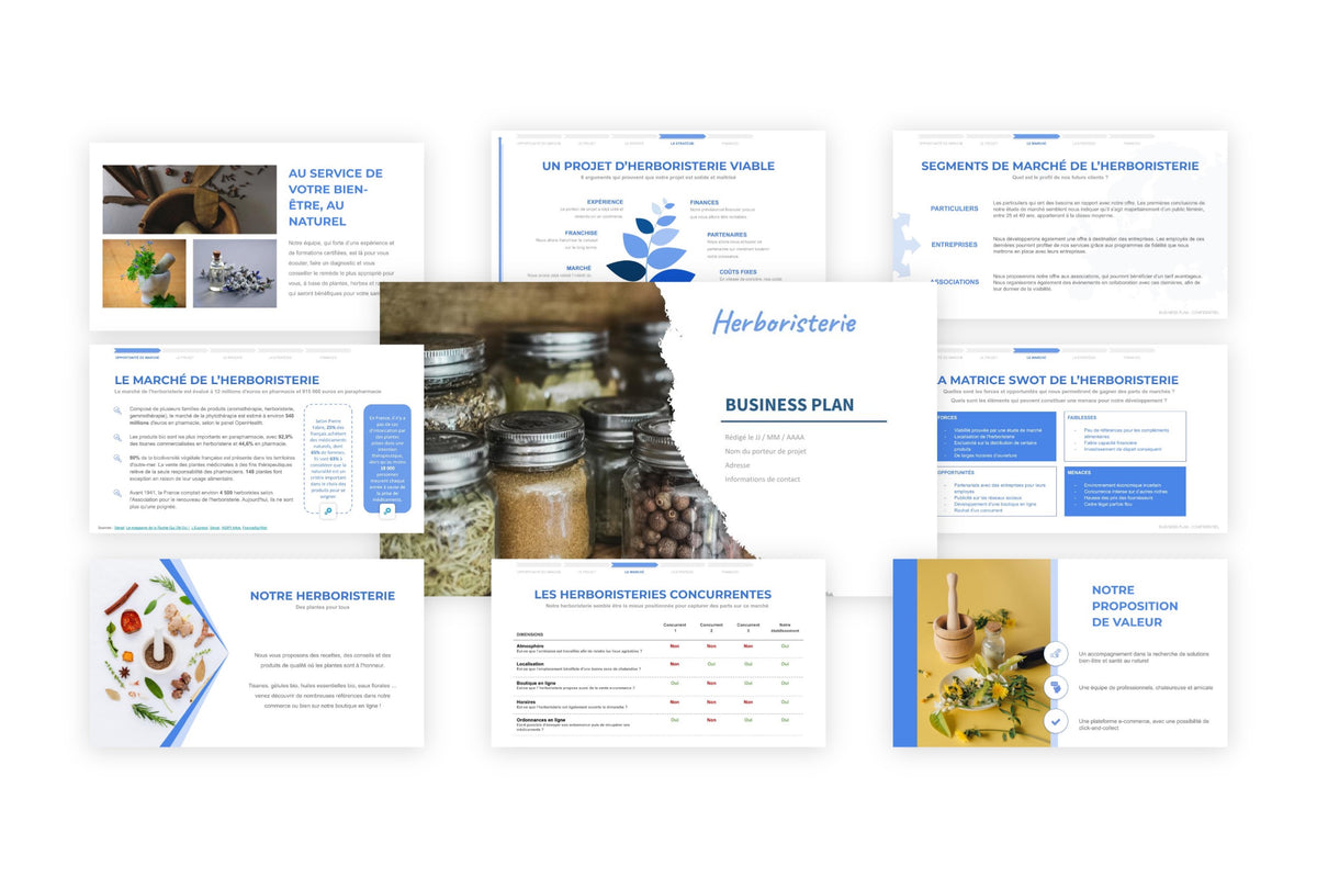 Business plan Herboristerie