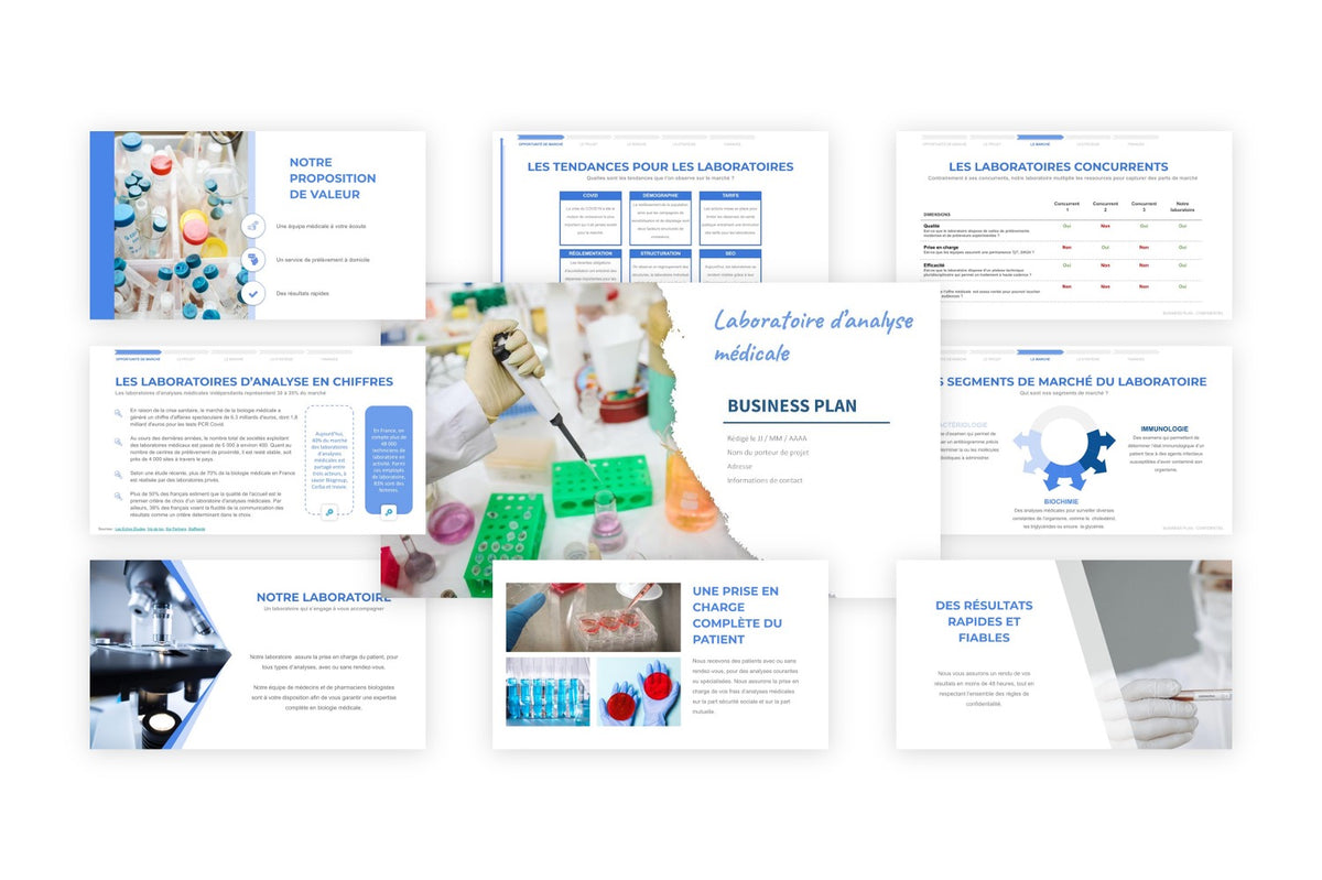 Business plan Laboratoire d'Analyses Médicales