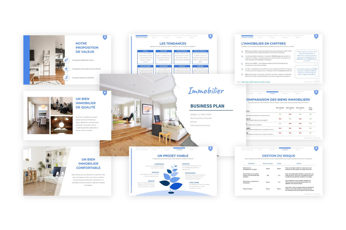 Business plan Immobilier