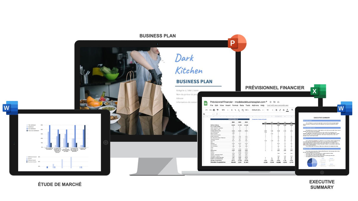 Pack complet Restaurant Virtuel (Dark Kitchen)