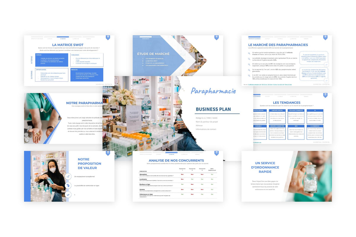 Business plan Parapharmacie