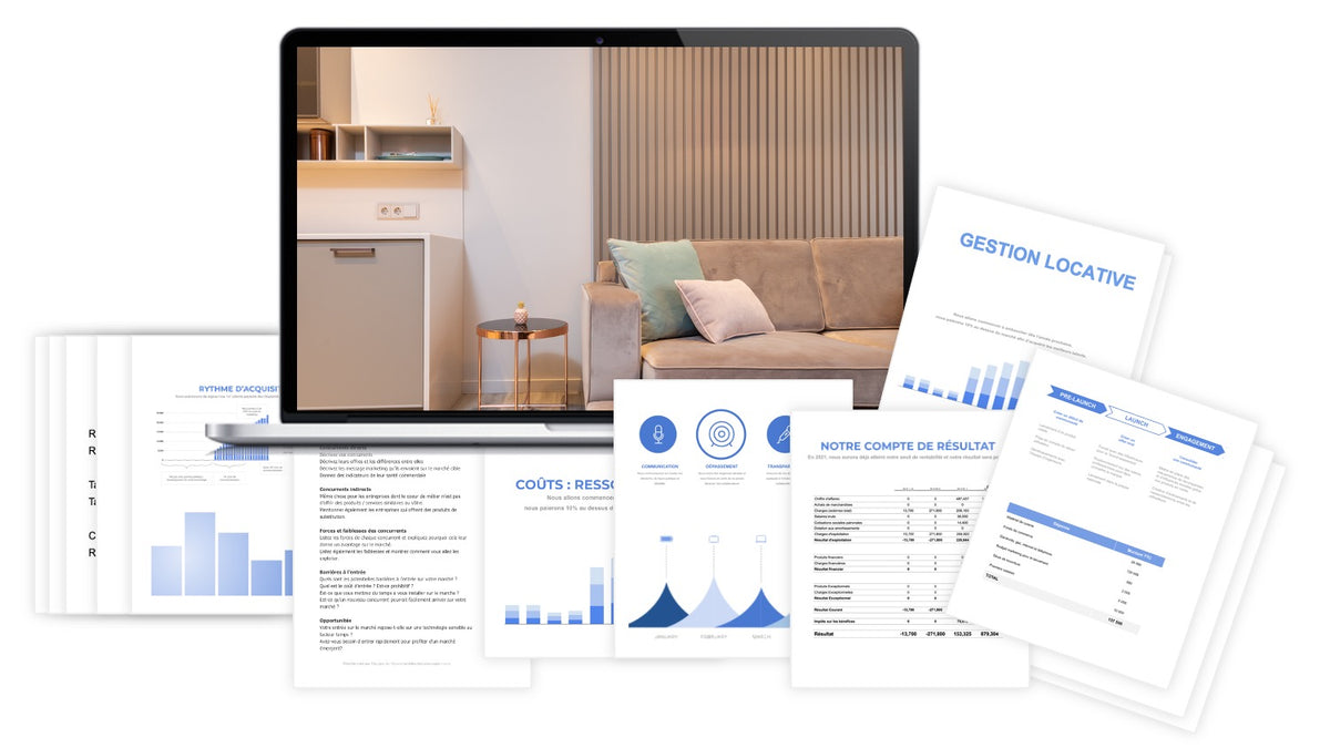 Pr&eacute;visionnel financier Gestion Locative
