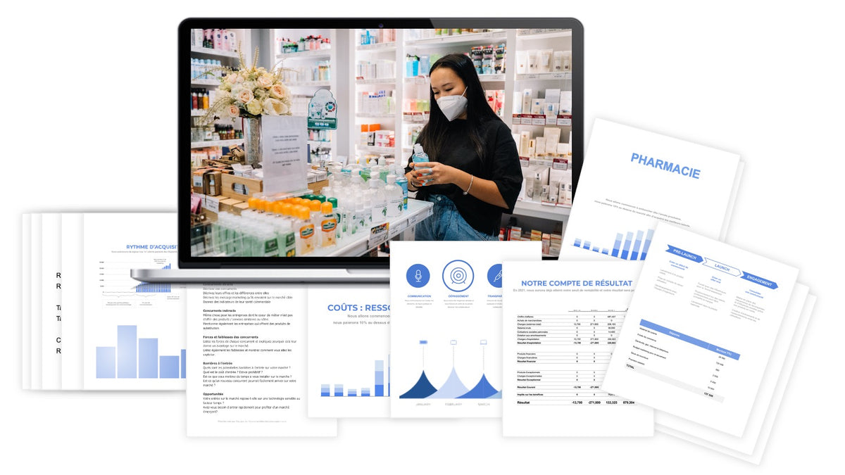 Pr&eacute;visionnel financier Pharmacie