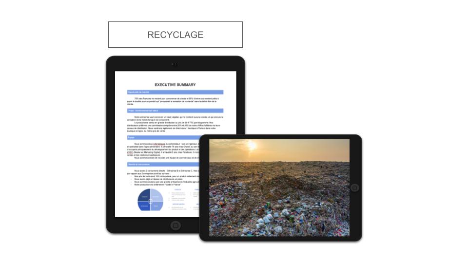 Executive summary Recyclage
