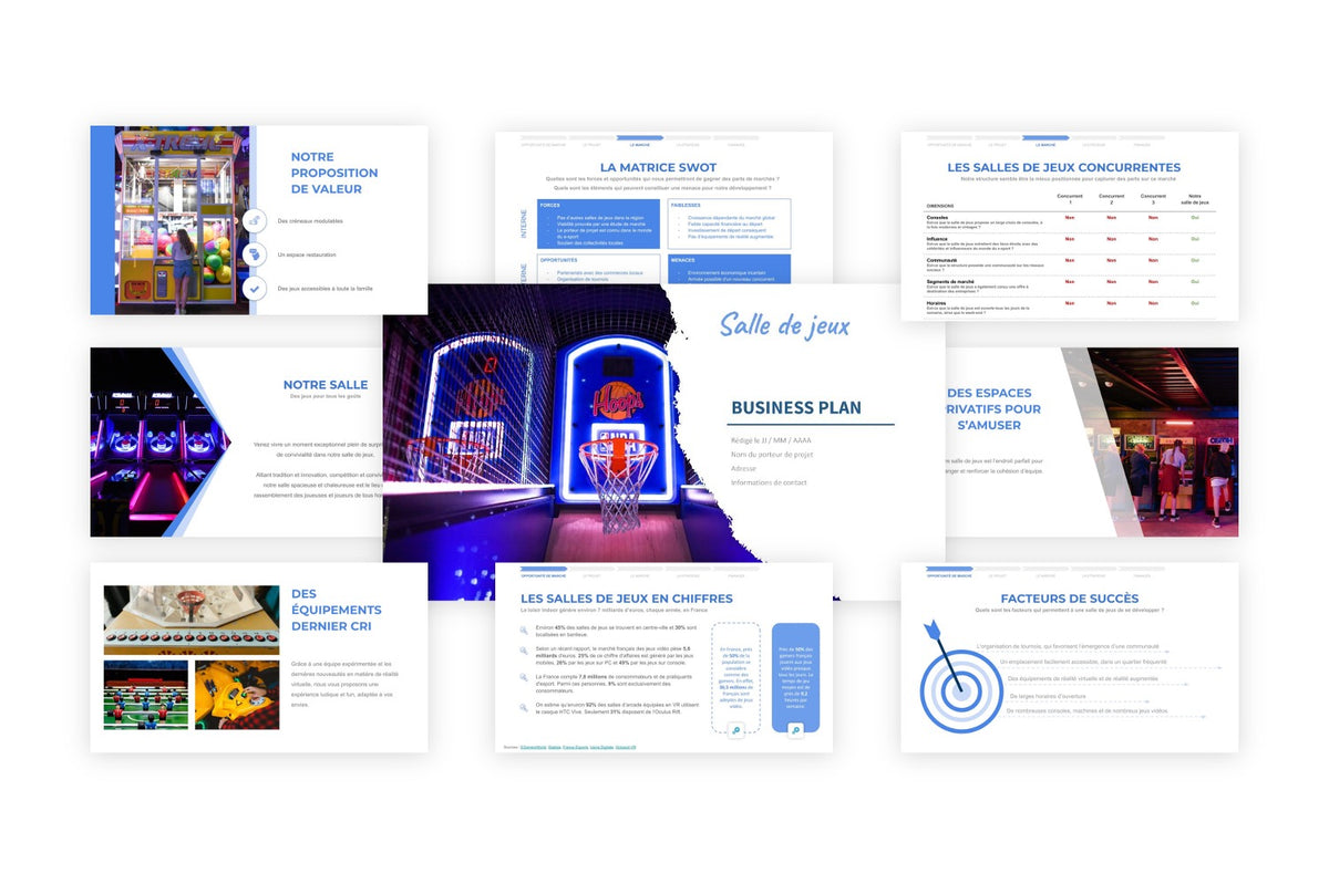Business plan Salle de Jeux
