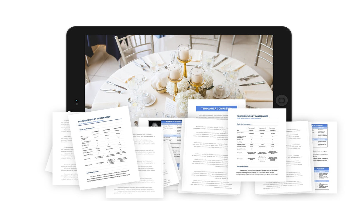 &Eacute;tude de march&eacute; Location Salle de Réception