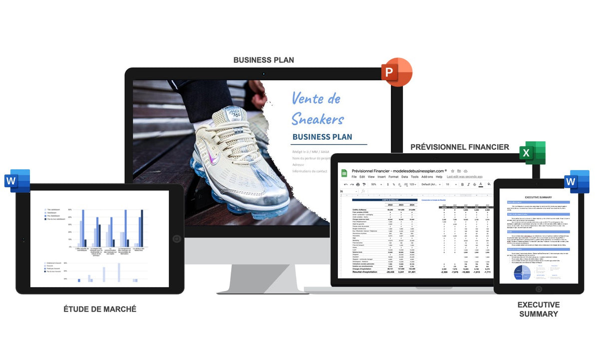 Pack complet Vente de Sneakers