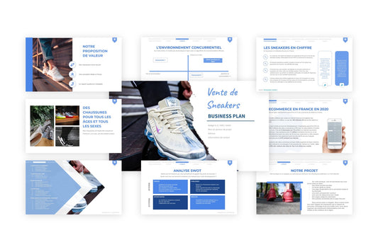 Vente de Sneakers Business Plan modele